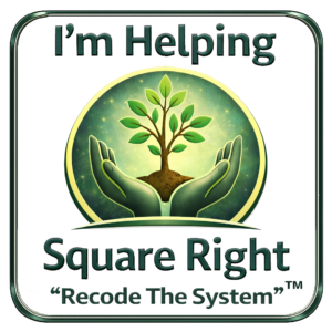 Hands Planting Tree - Retro