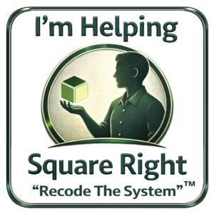 Man With Cube - Retro