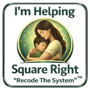 Mom Hugging Son - Retro